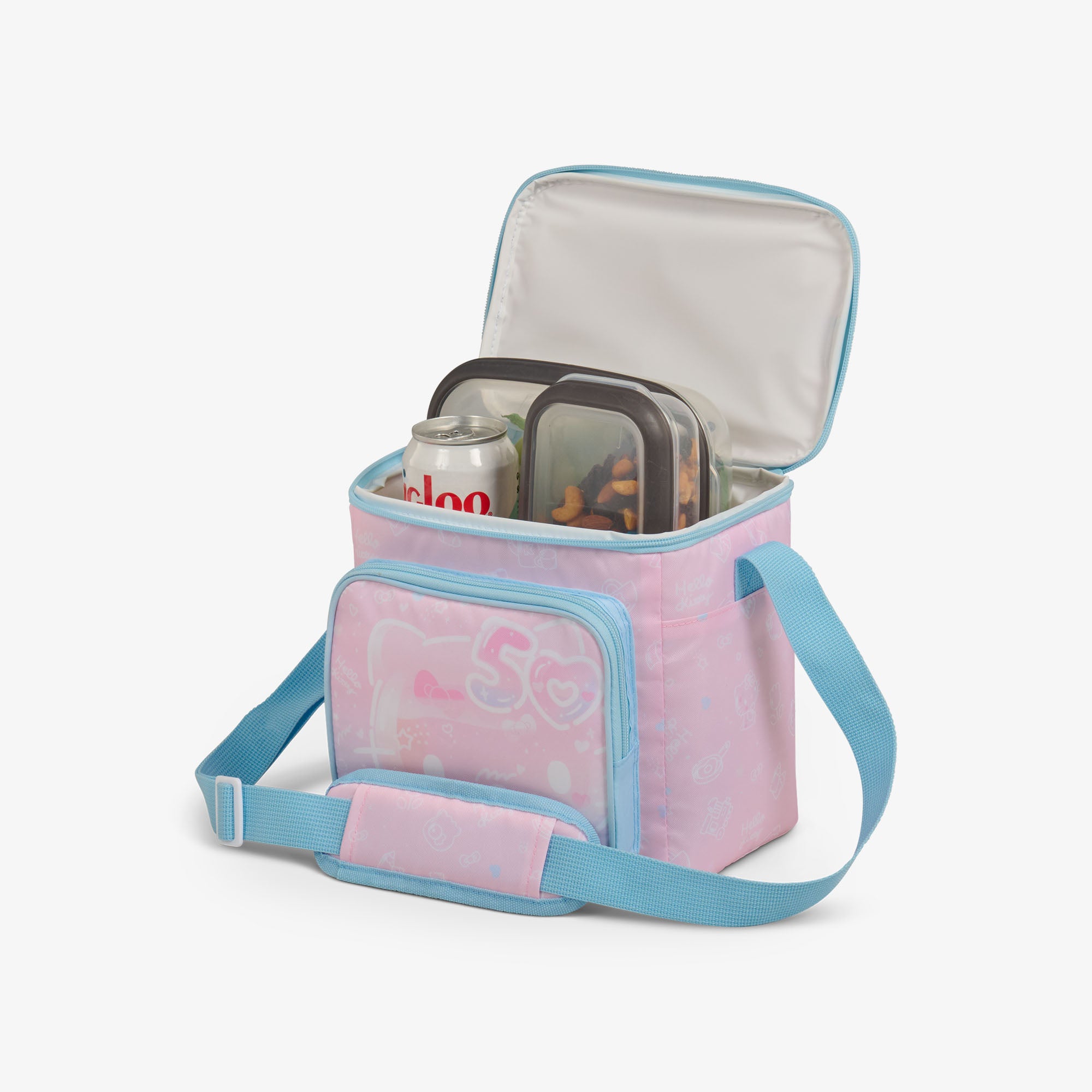 Hello Kitty 50th Anniversary Square Lunch Cooler Bag - Image 3