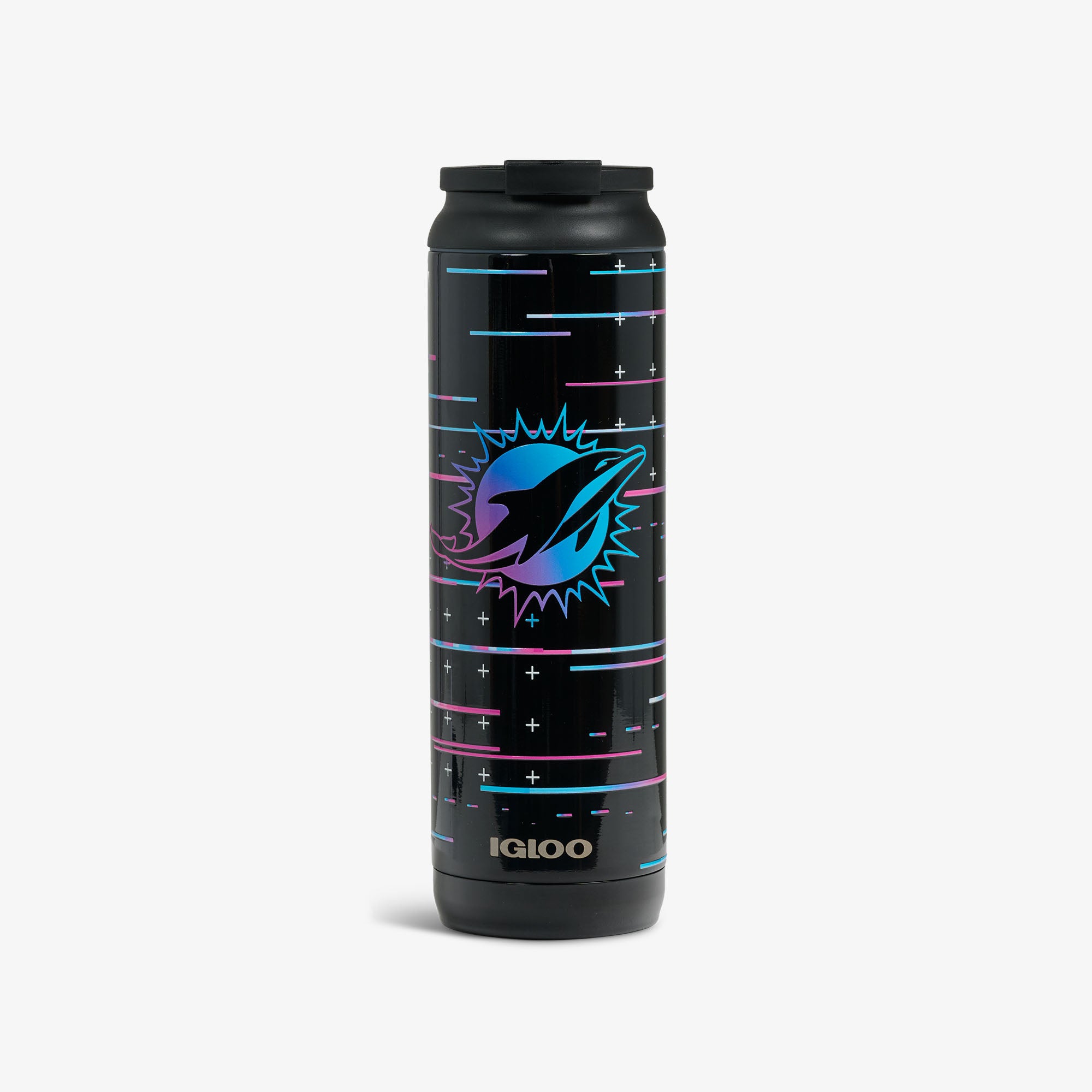 NFL Neon Miami Dolphins 20 Oz Flip ??n?? Sip Tumbler
