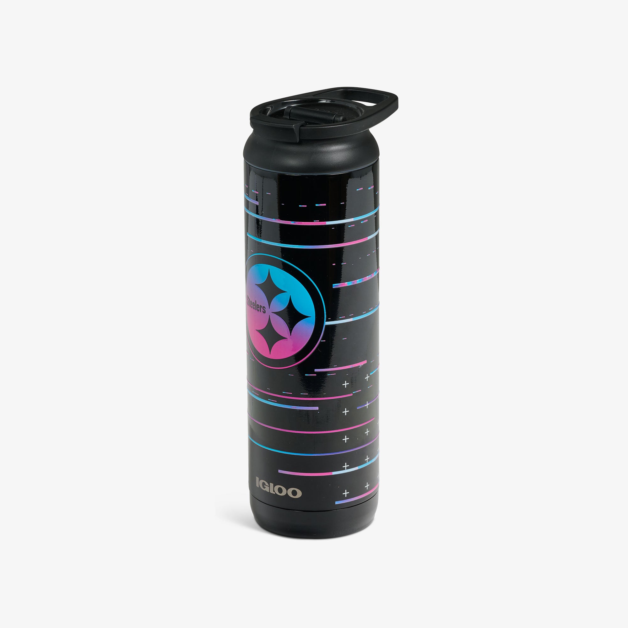 NFL Neon Pittsburgh Steelers 20 Oz Flip ??n?? Sip Tumbler - Image 6