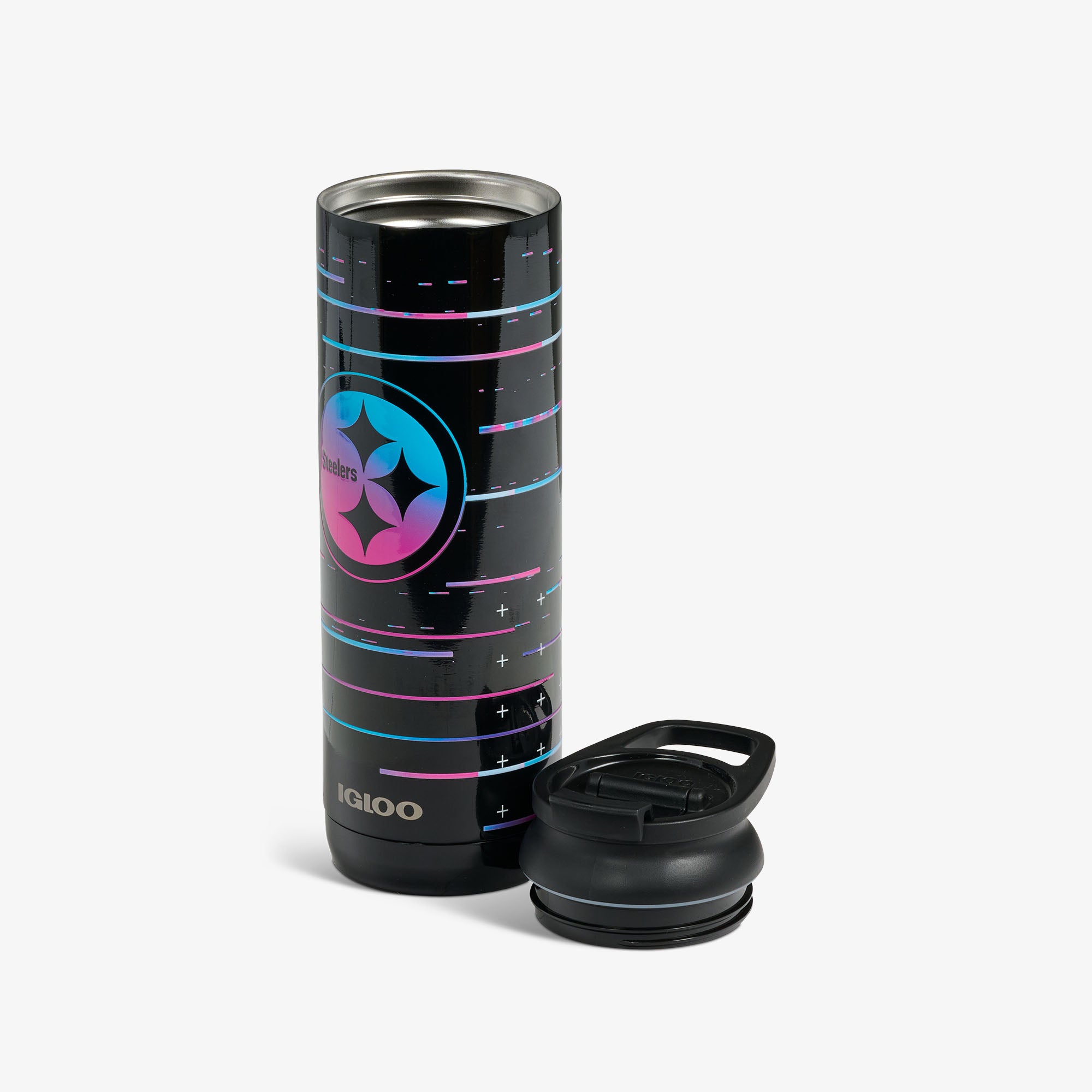 NFL Neon Pittsburgh Steelers 20 Oz Flip ??n?? Sip Tumbler - Image 3