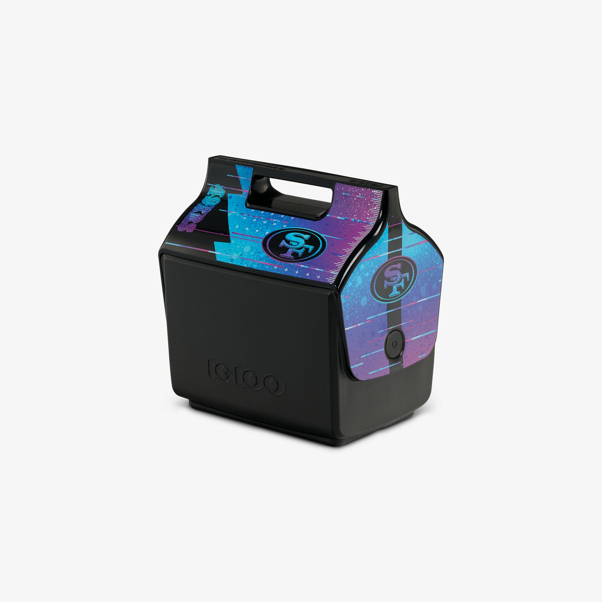 NFL Neon San Francisco 49ers Little Playmate 7 Qt Cooler - Image 2