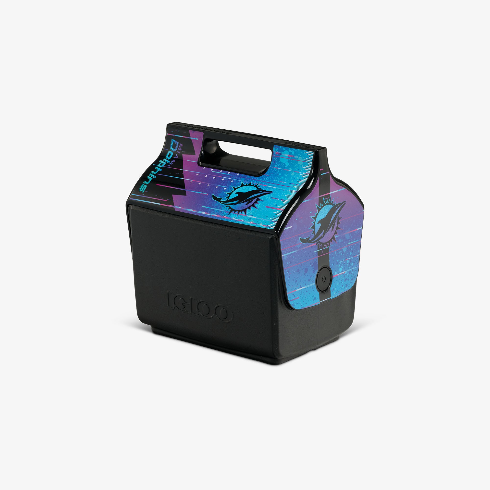 NFL Neon Miami Dolphins Little Playmate 7 Qt Cooler - Image 2