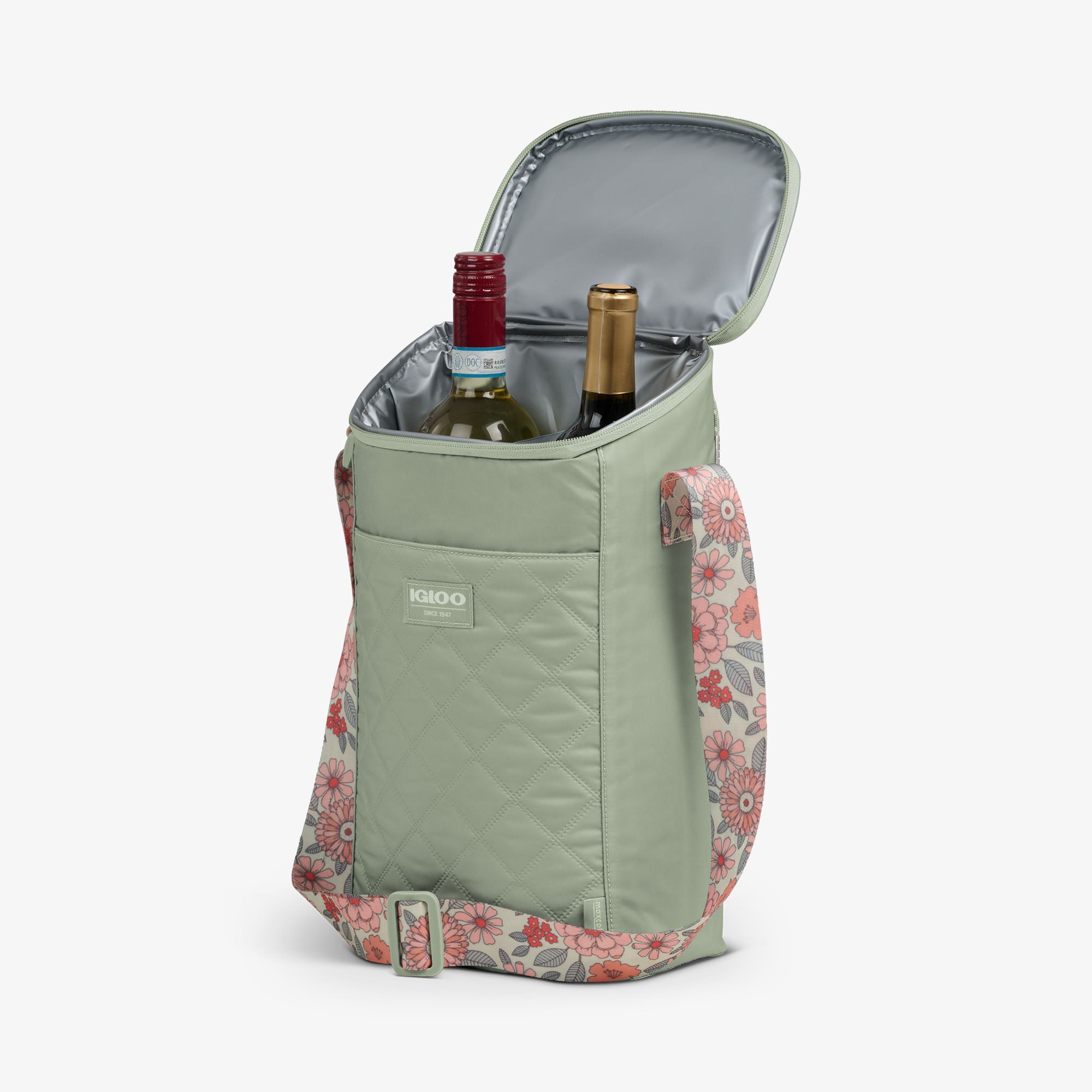 Floral MaxCold DUO Vertical CrossbodyCooler Bag - Image 3
