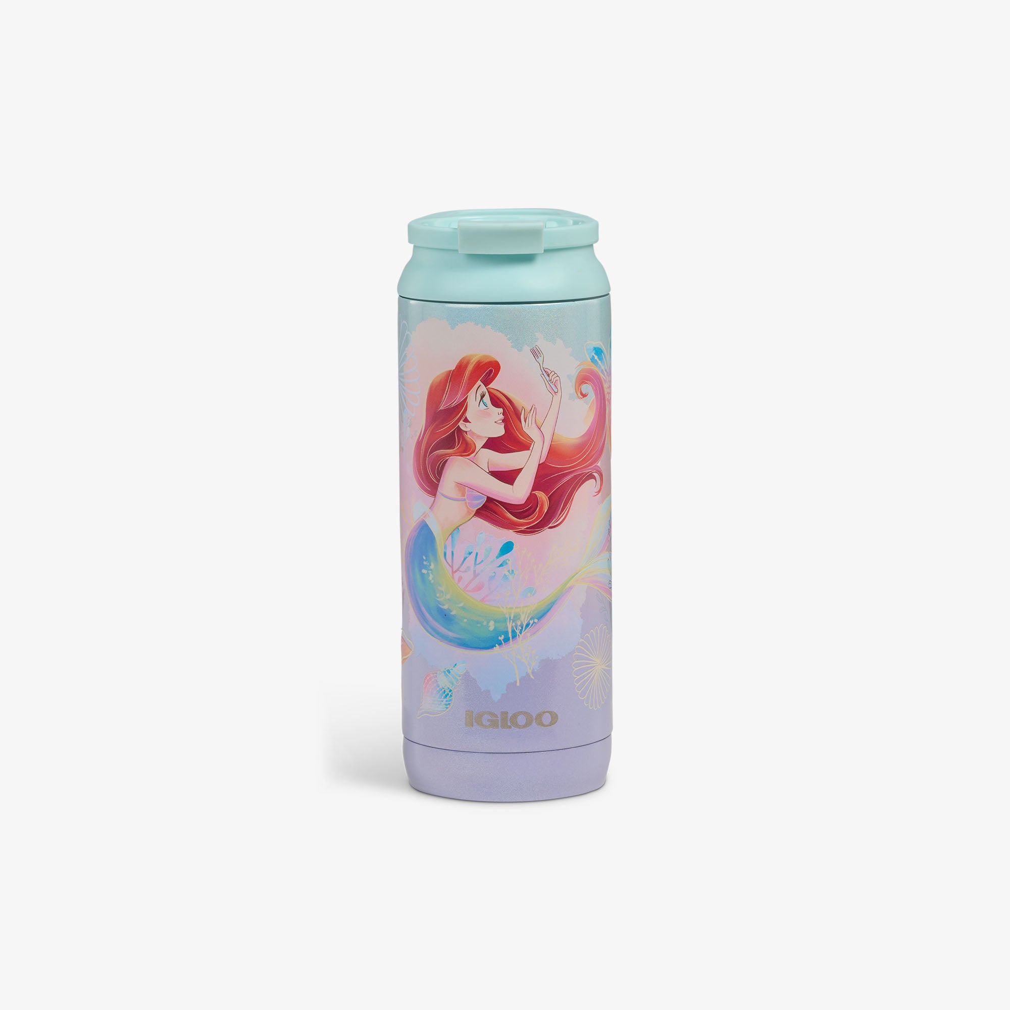 Disney The Little Mermaid 16 Oz Flip ??n?? Sip Tumbler
